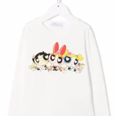 футболка с длинными рукавами и графичным принтом