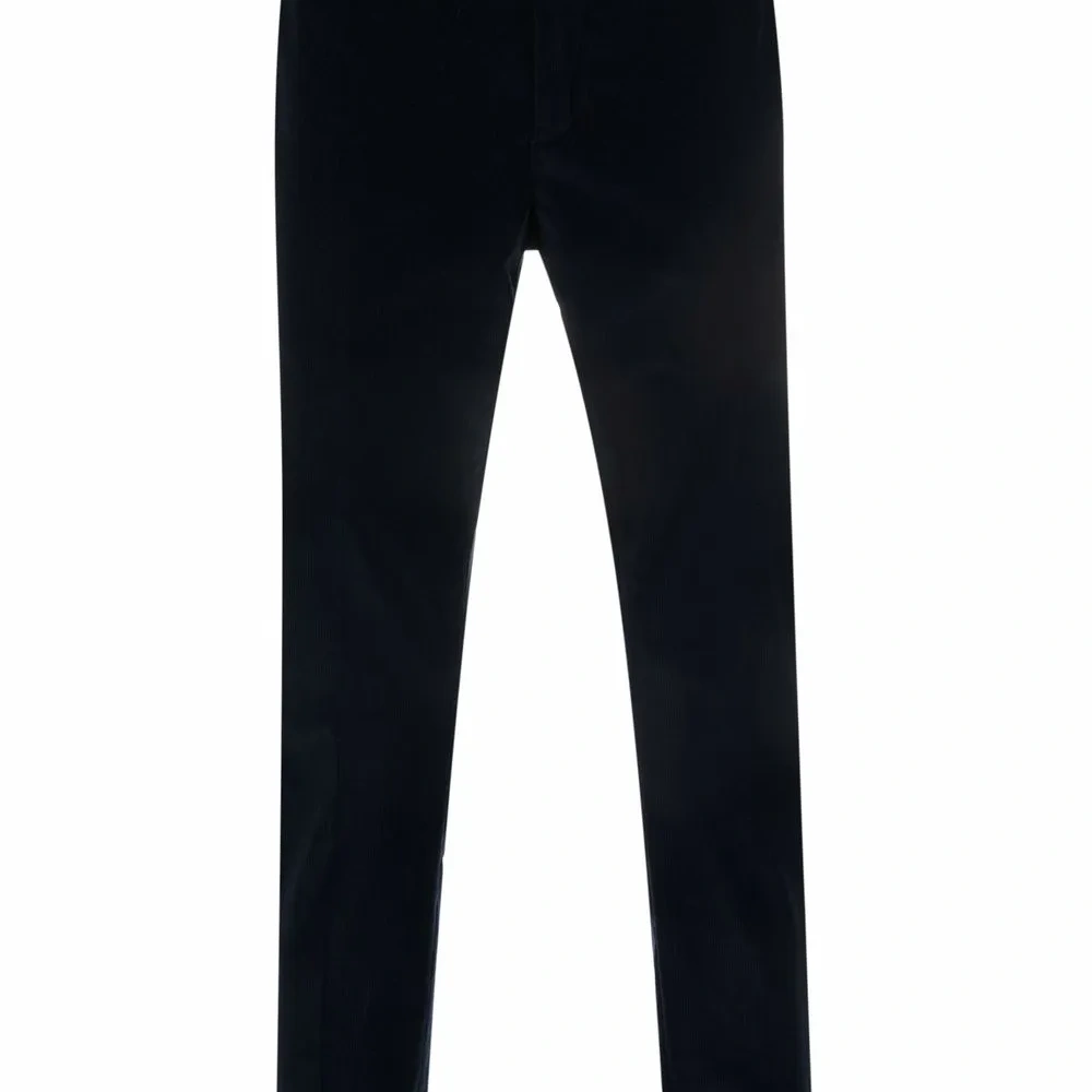 Бархатные брюки кроя слим