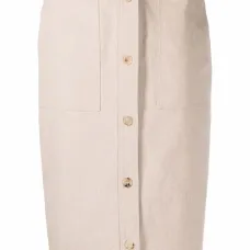 юбка миди на пуговицах