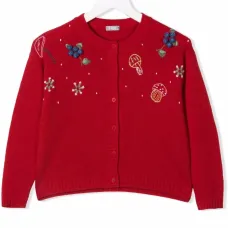 кардиган с вышивкой