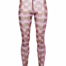 Сетчатые легинсы с принтом