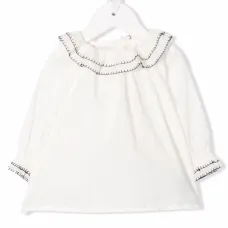 Блузка с декоративной строчкой