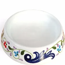 Маленькая глубокая тарелка с ручной росписью