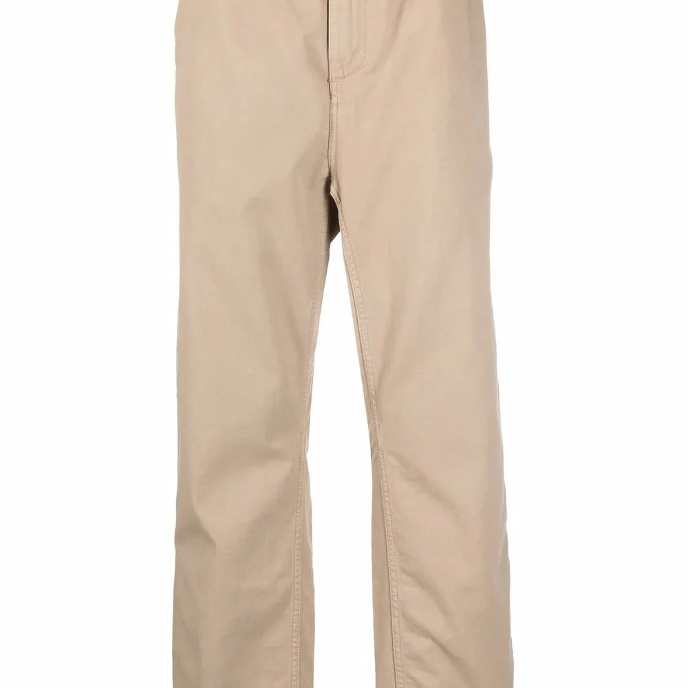 Прямые брюки с завышенной талией