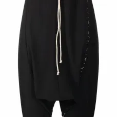 Шорты с низким шаговым швом и кулиской