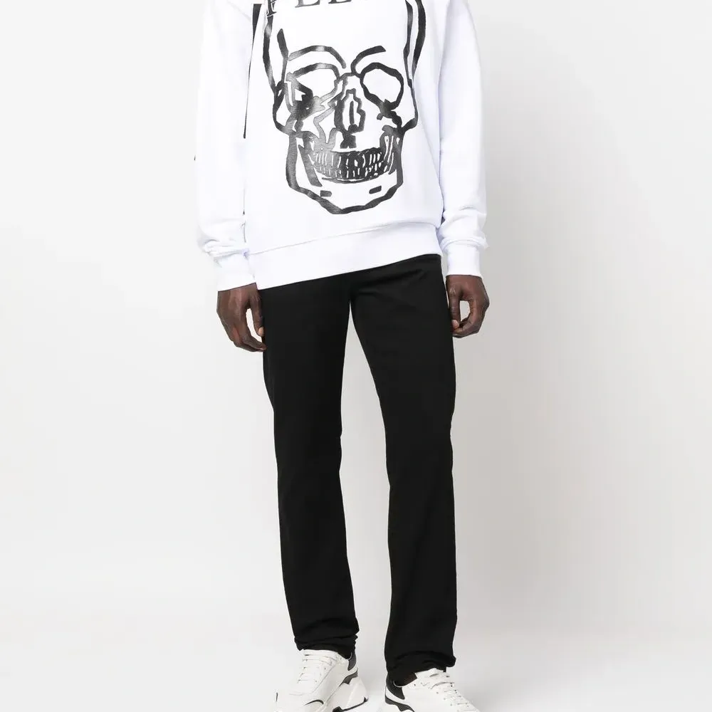 Толстовка с принтом Skull