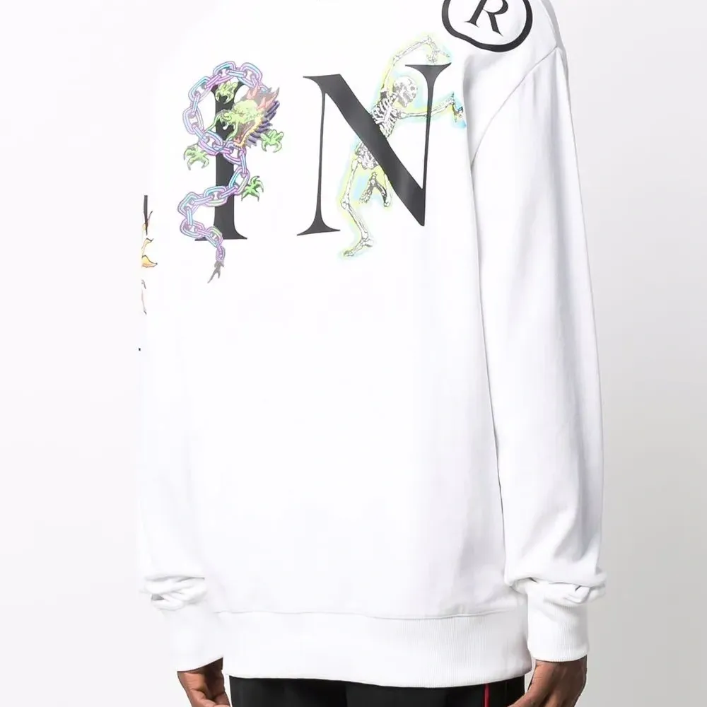 Толстовка с графичным принтом