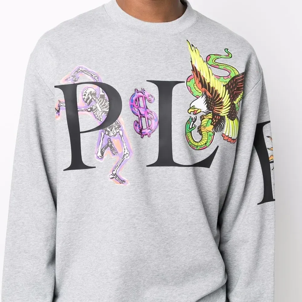 Толстовка с графичным принтом