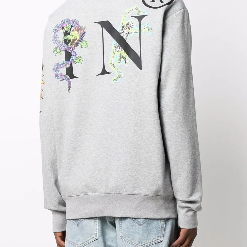 Толстовка с графичным принтом