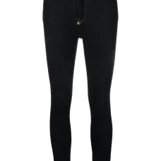 Джинсы скинни с вышитым логотипом