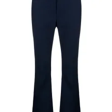 Расклешенные брюки с завышенной талией