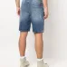 Джинсовые шорты с эффектом потертости
