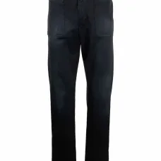 Узкие брюки с вышитым логотипом