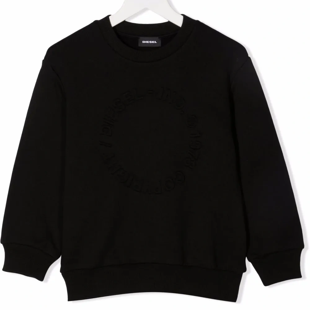 Толстовка с тисненым логотипом