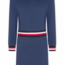 платье-джемпер с контрастными полосками