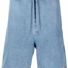 Джинсовые шорты с нашивкой-логотипом