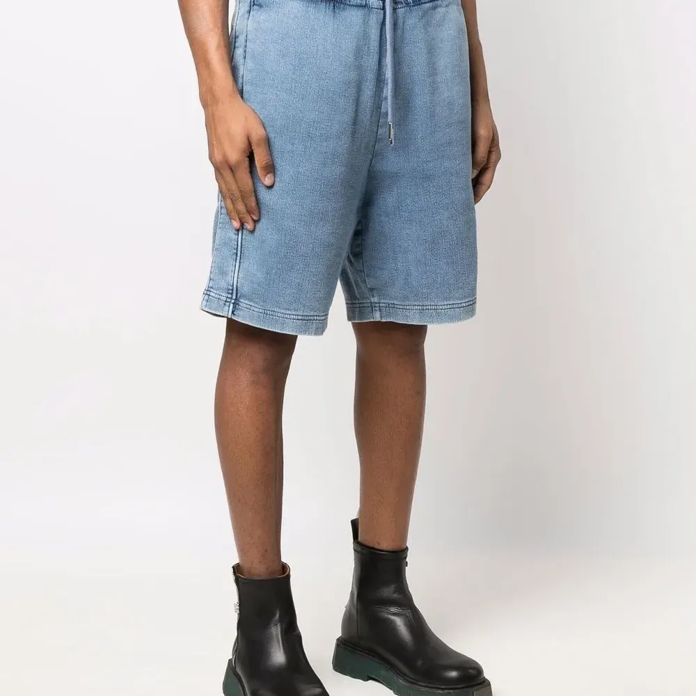 Джинсовые шорты с нашивкой-логотипом