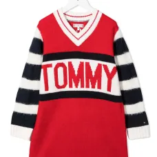 трикотажное платье с логотипом