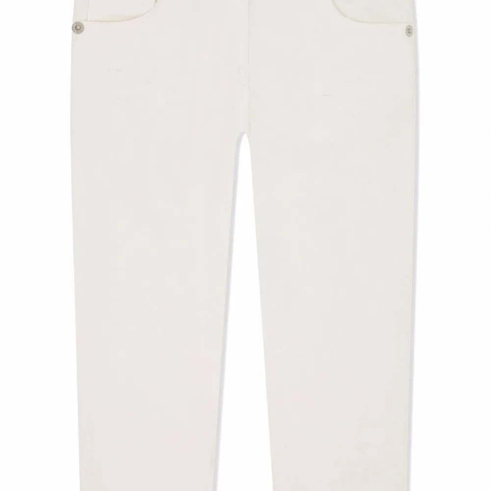 Узкие джинсы с вышивкой