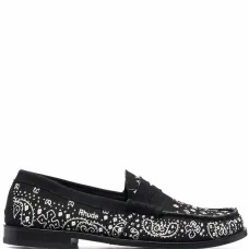 Лоферы с принтом