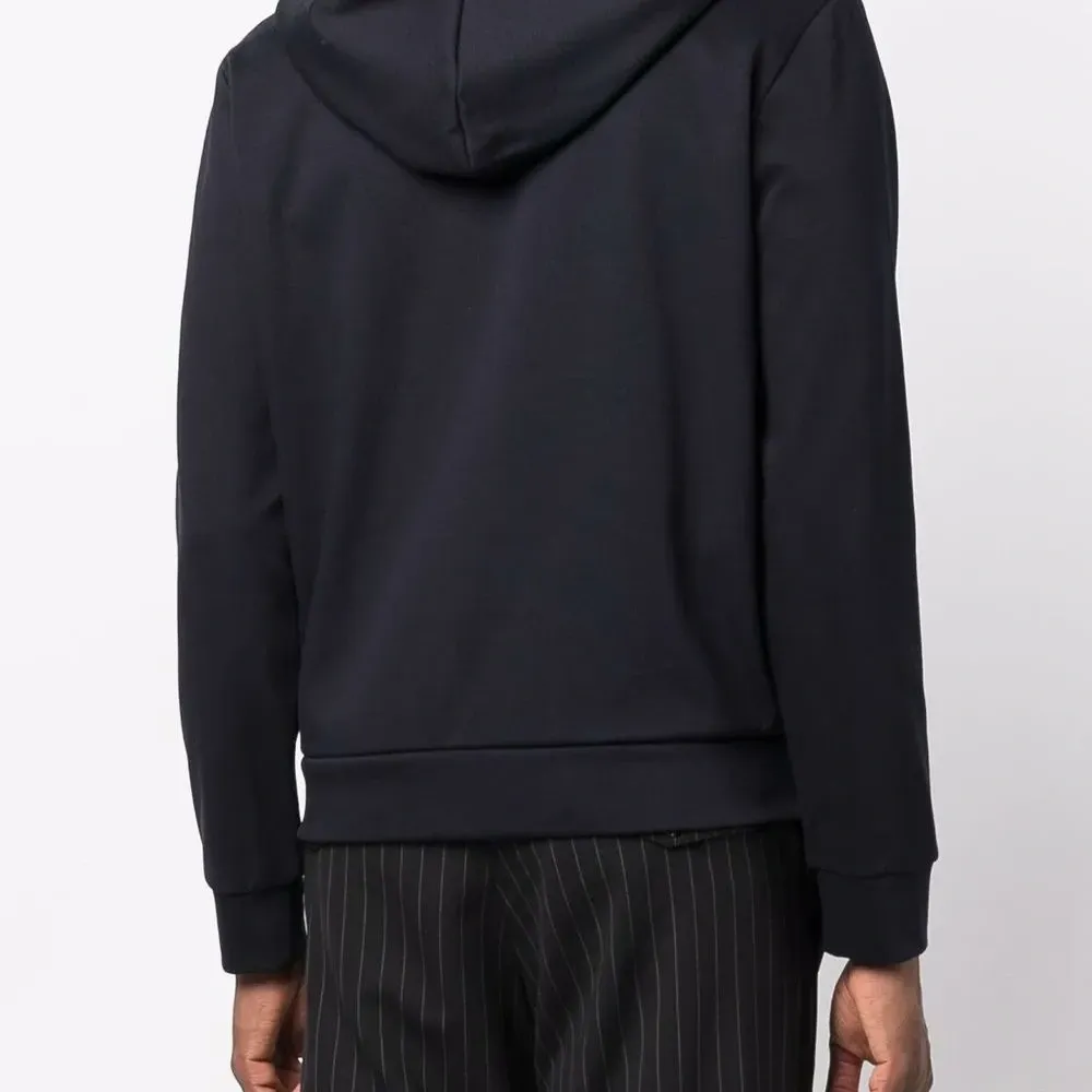 Худи на молнии с нашивкой-логотипом