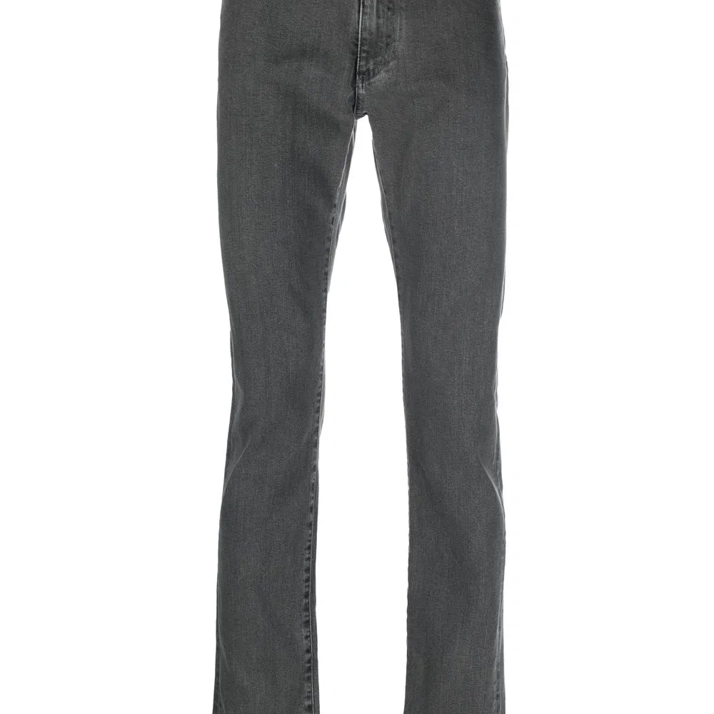 Узкие джинсы с нашивкой-логотипом Узкие джинсы с нашивкой-логотипом