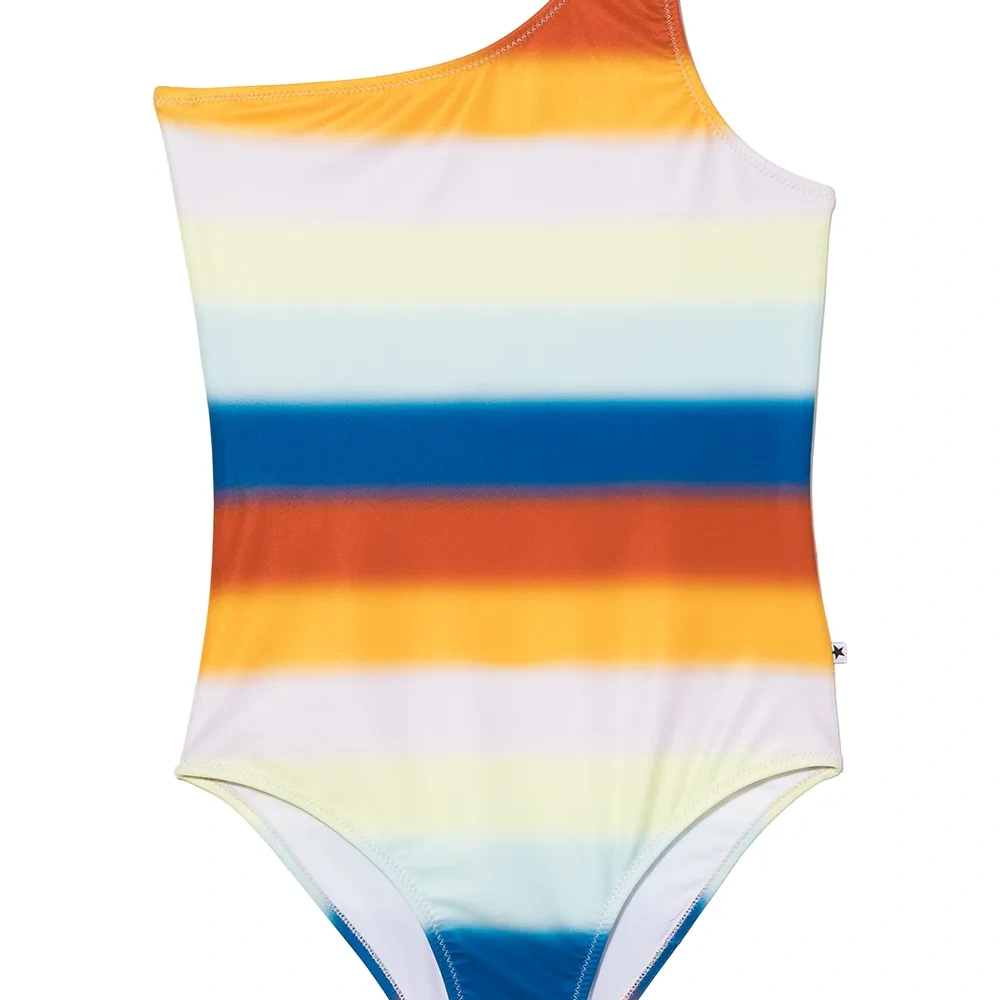 Купальник в горизонтальную полоску