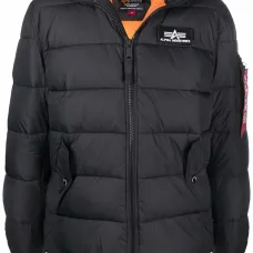 Пуховик на молнии с капюшоном Пуховик на молнии с капюшоном