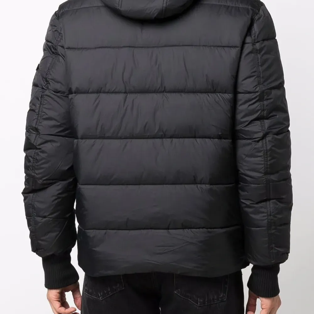 Пуховик на молнии с капюшоном Пуховик на молнии с капюшоном