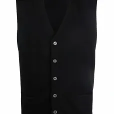 Шерстяной жилет с V-образным вырезом