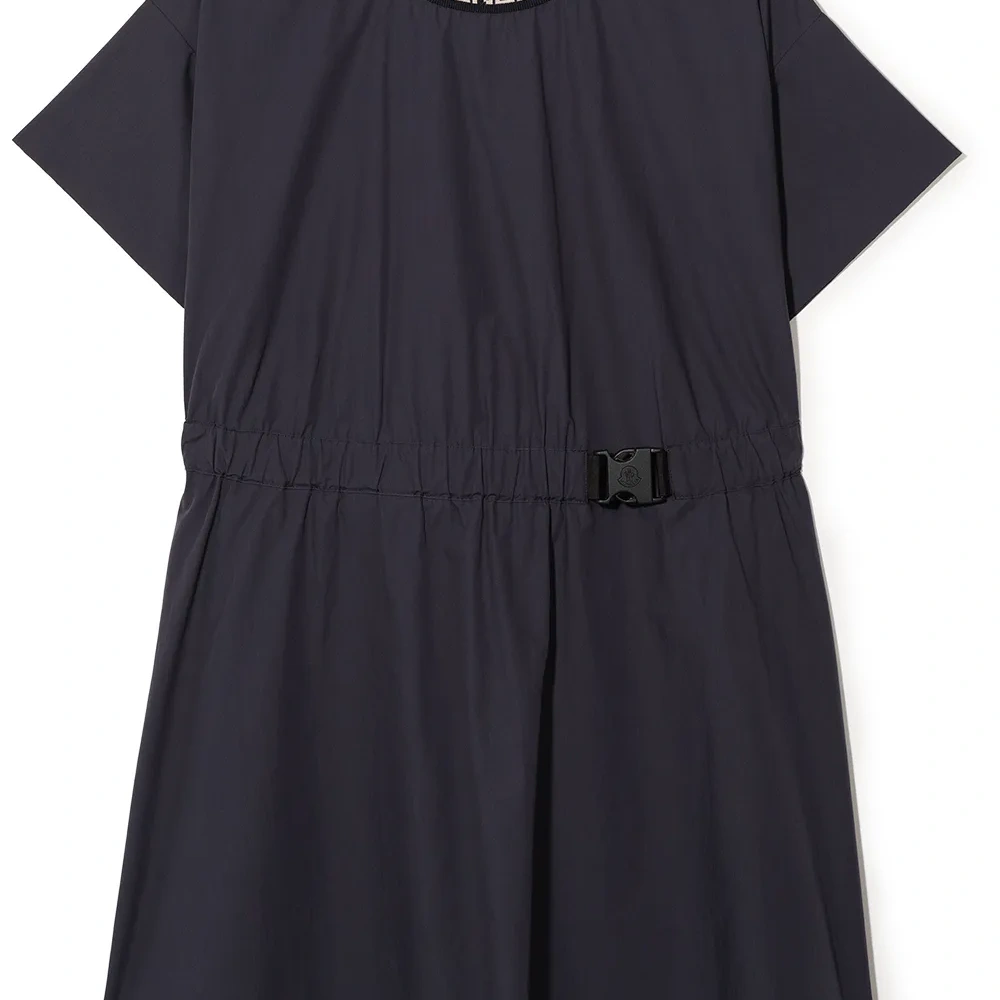 Поплиновое платье-футболка с поясом