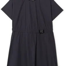 Поплиновое платье-футболка с поясом