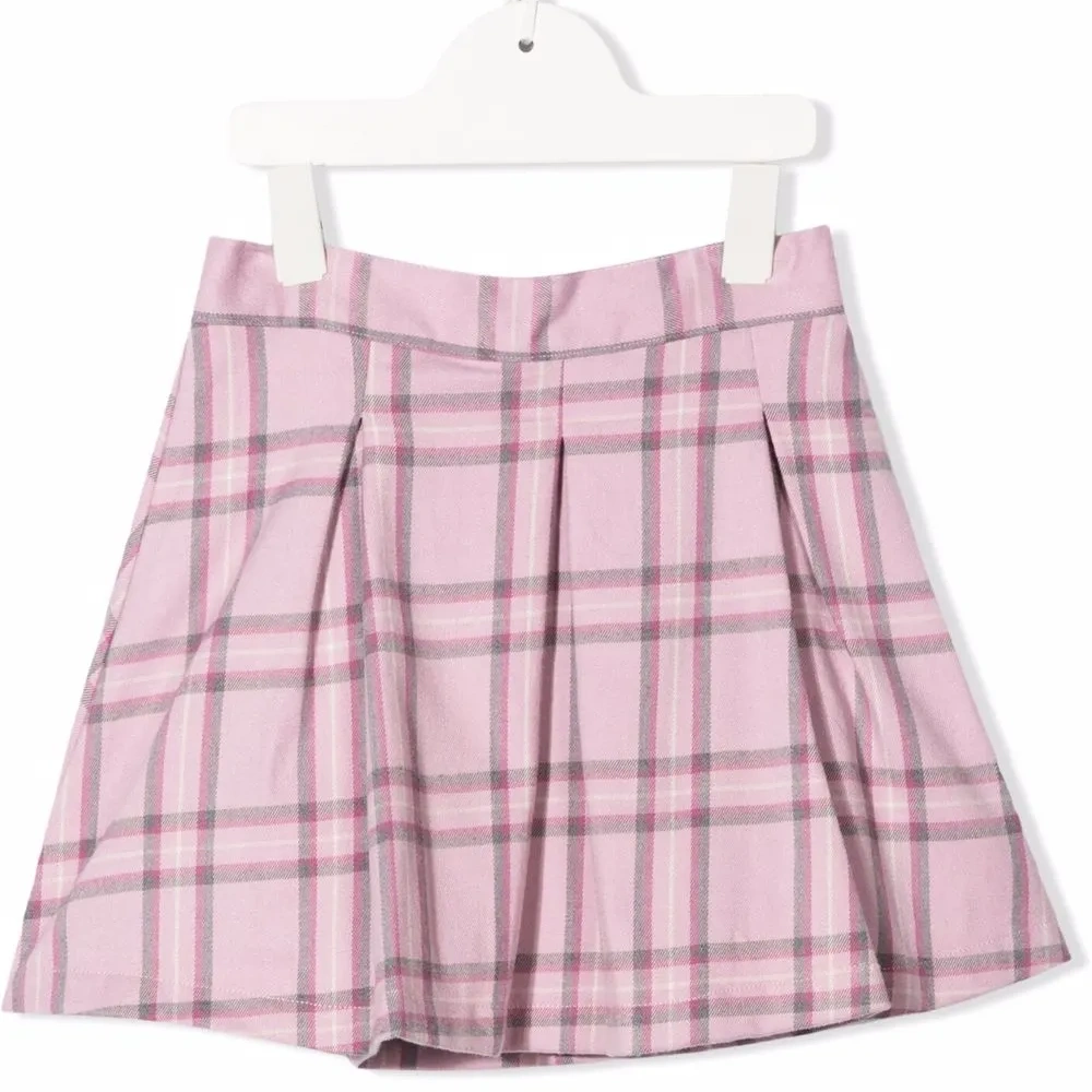 Расклешенная юбка в клетку