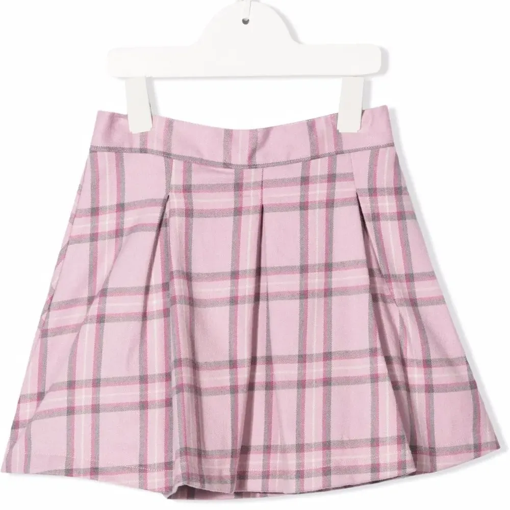 Расклешенная юбка в клетку