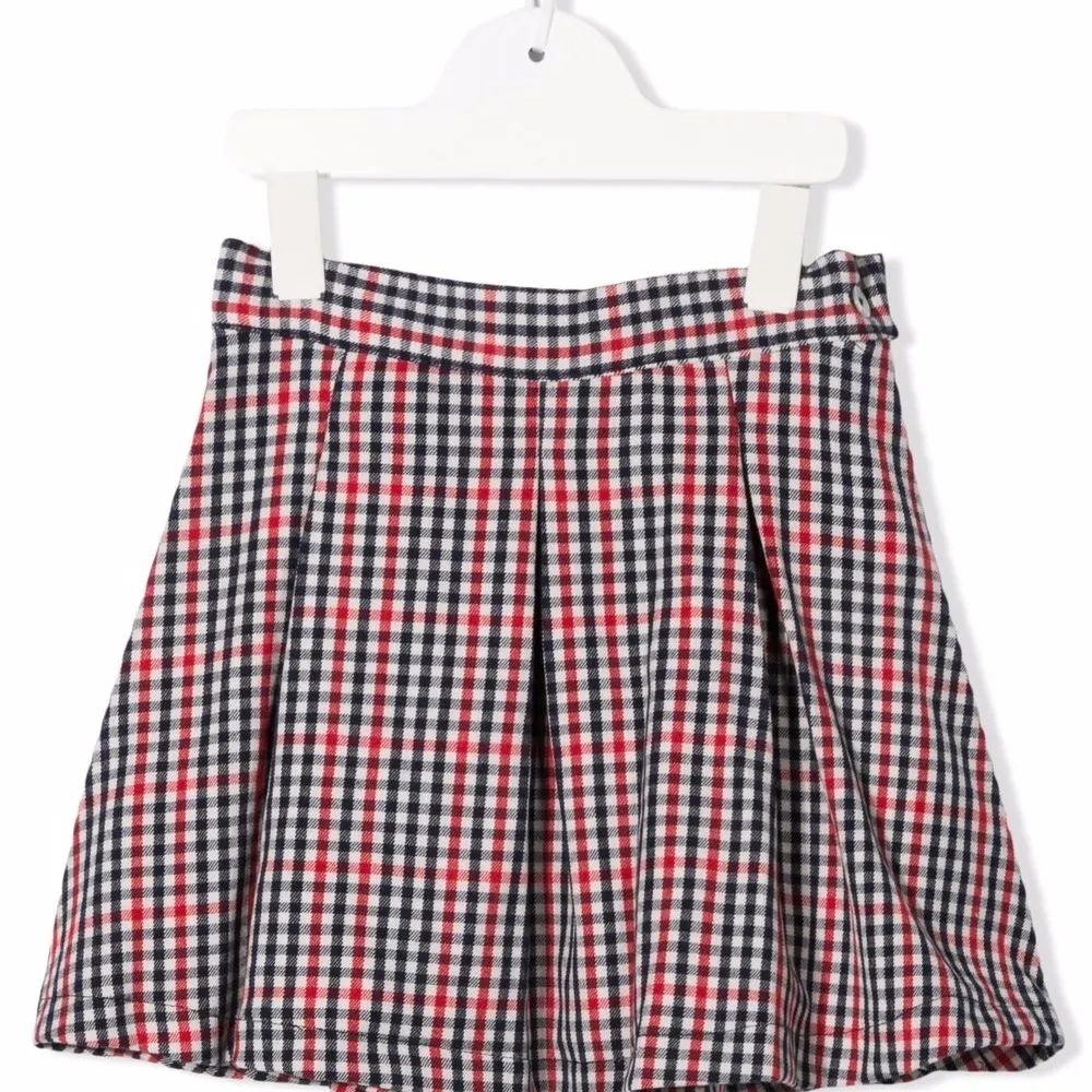 юбка в клетку гингем