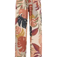 Прямые брюки с принтом