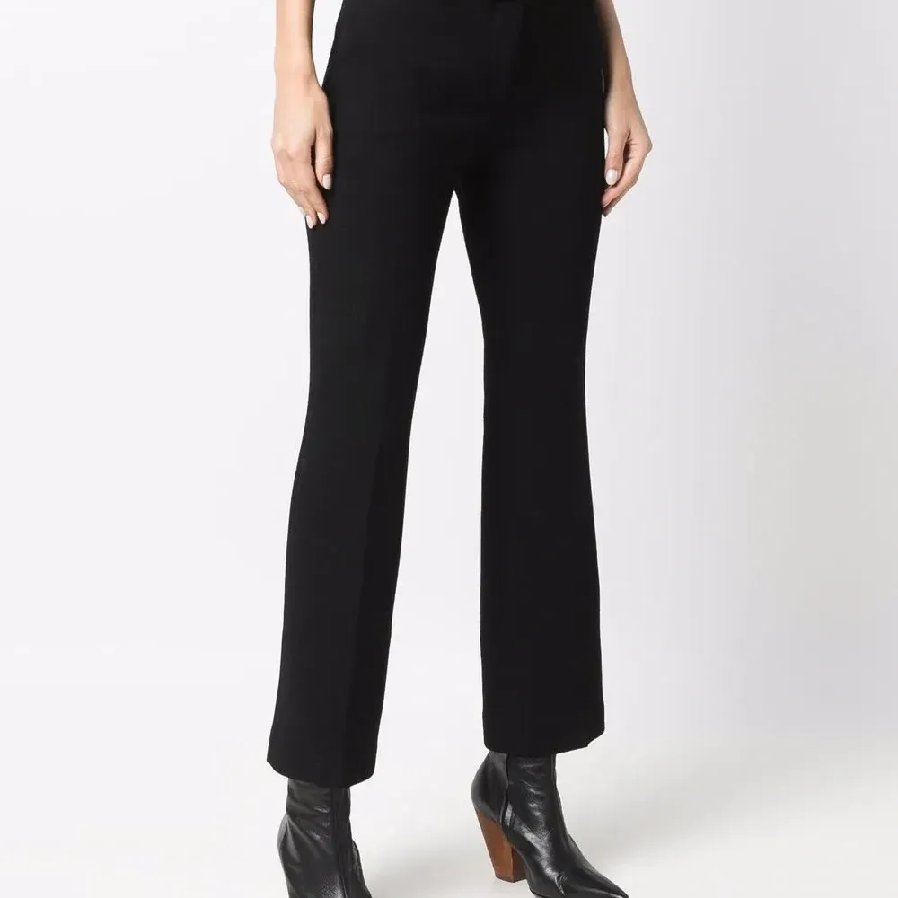 укороченные брюки строгого кроя