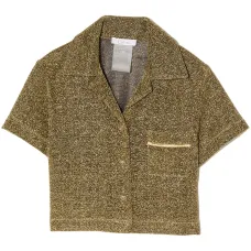 Рубашка с короткими рукавами и блестками