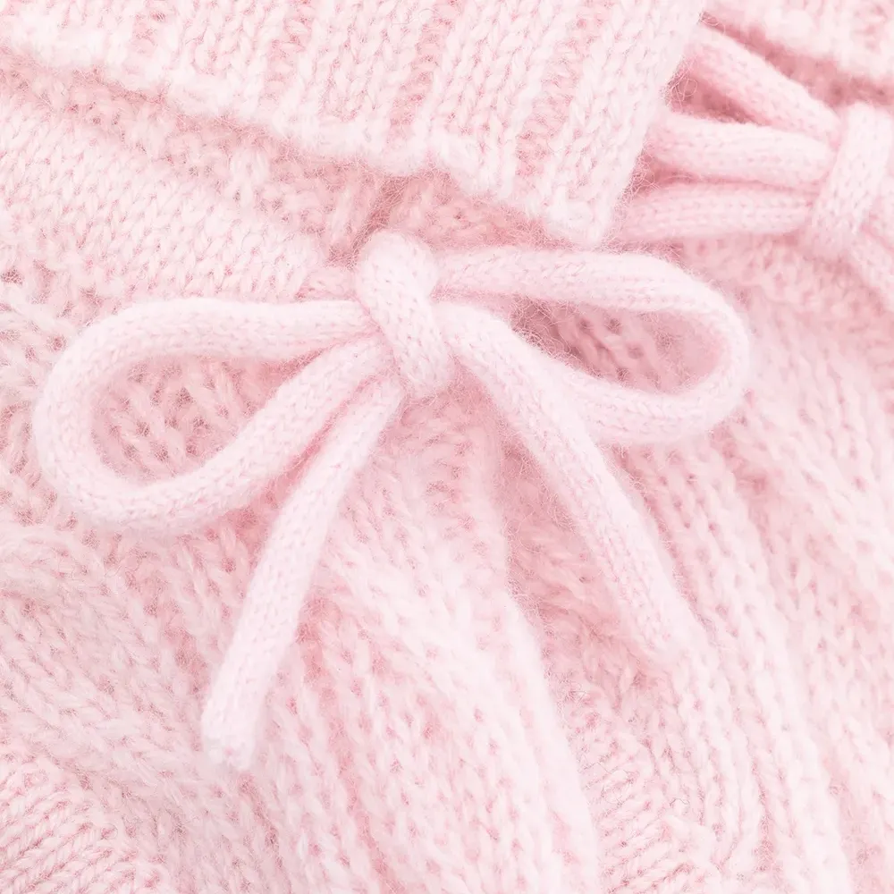 Пинетки фактурной вязки