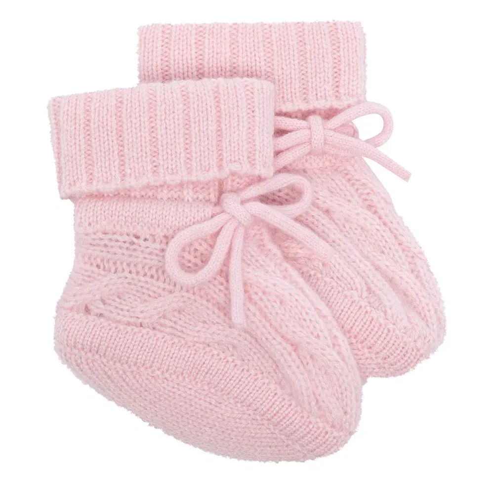 Пинетки фактурной вязки