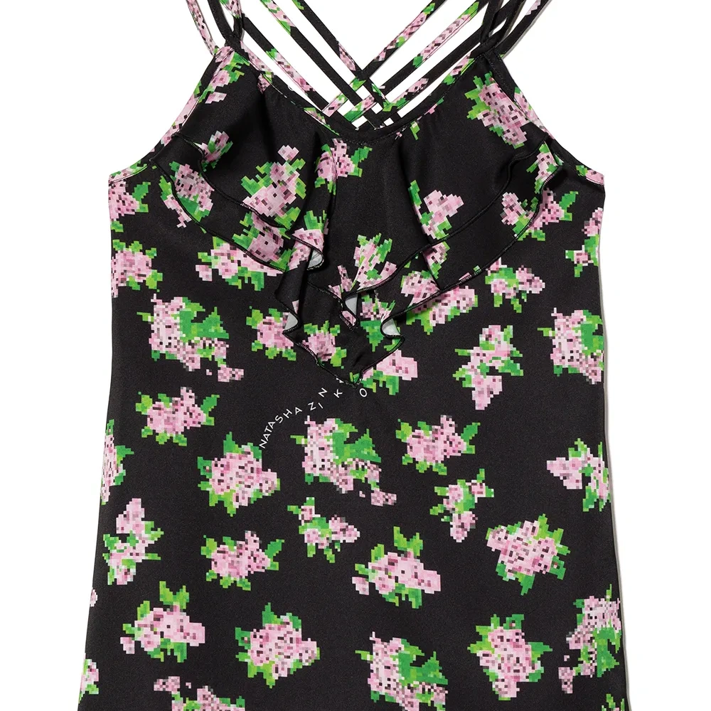 Платье с цветочным принтом