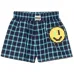 Клетчатые боксеры с принтом Pixel Smiley