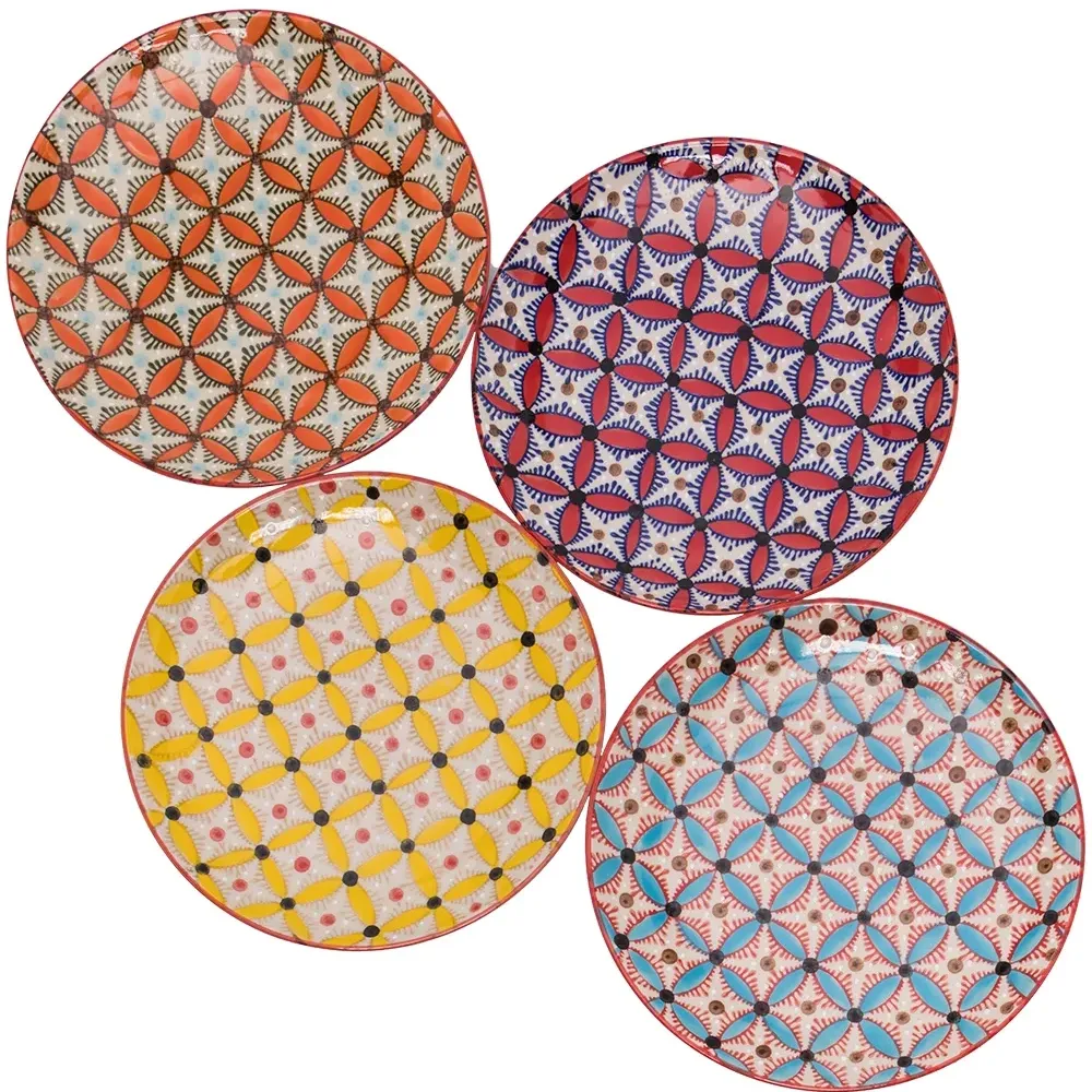 Набор Hippy из четырех тарелок