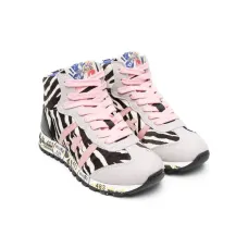 Кроссовки с зебровым принтом