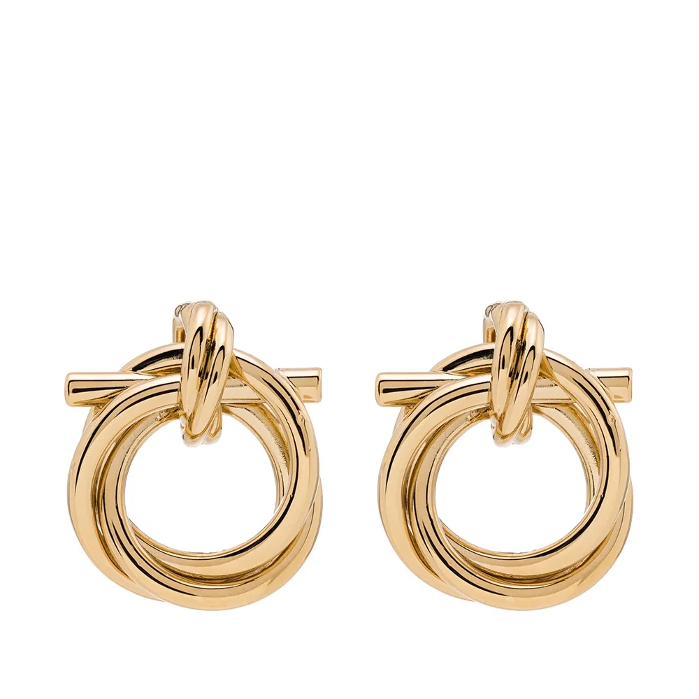 Серьги-гвоздики Gancini