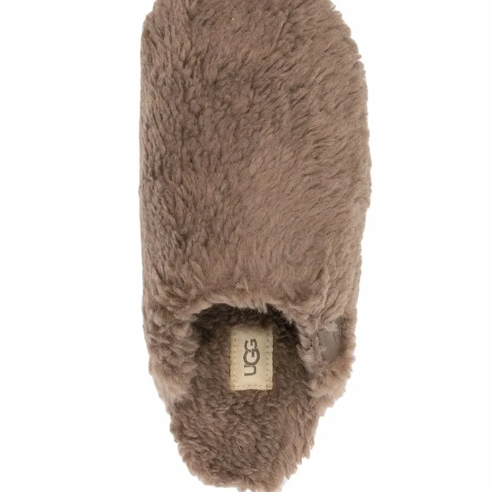 Слиперы из овчины на платформе