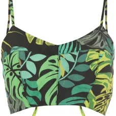 Укороченный топ с принтом