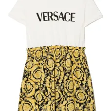 Платье-футболка с принтом Barocco Kids