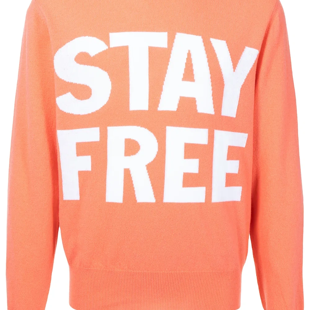 Толстовка с принтом Stay Free