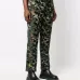 прямые брюки с камуфляжным принтом